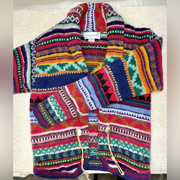 Vintage Women’s Casual Corner Wool Western Jacket w/ Conchos - Picture 2 of 11